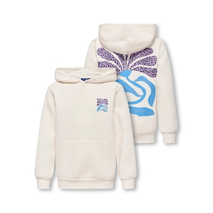 ONLY AND SONS KIDS OSJMENDEZ REG LS HOODIE SWT EcruInscription