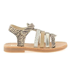 BOPY ELBOSSA Beige multiCuir lisseZèbre