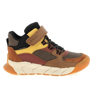 GEOX J FLEXYPER PRO BOY ABX Marron multiCuir imperméable