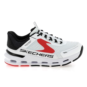SKECHERS SLIP INS GLIDESTEP PLUS  V Blanc rougeToile Mesh